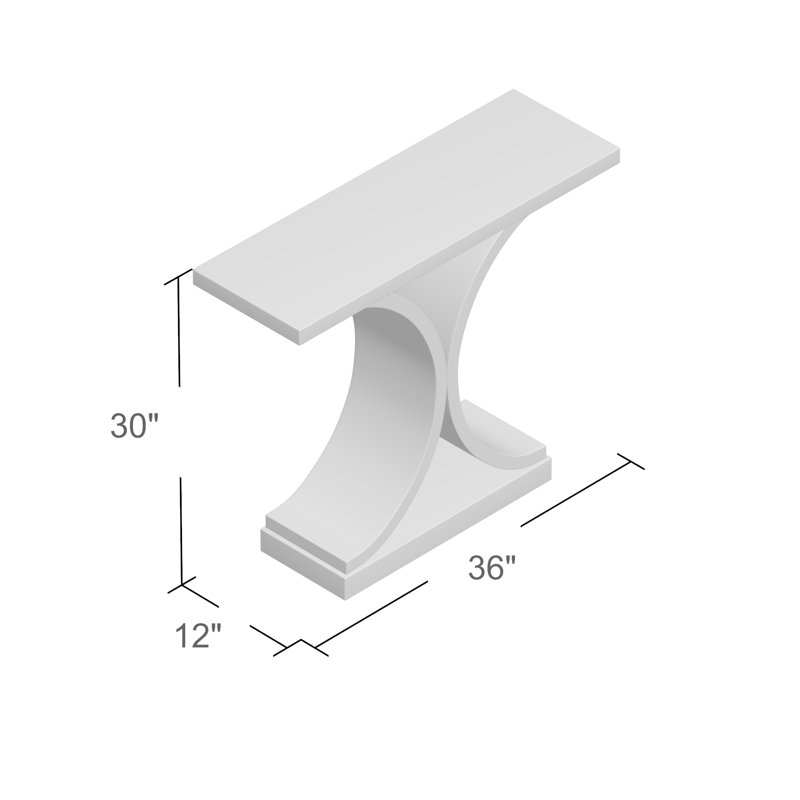 Red Barrel Studio® Grovetown 36'' Console Table & Reviews Wayfair